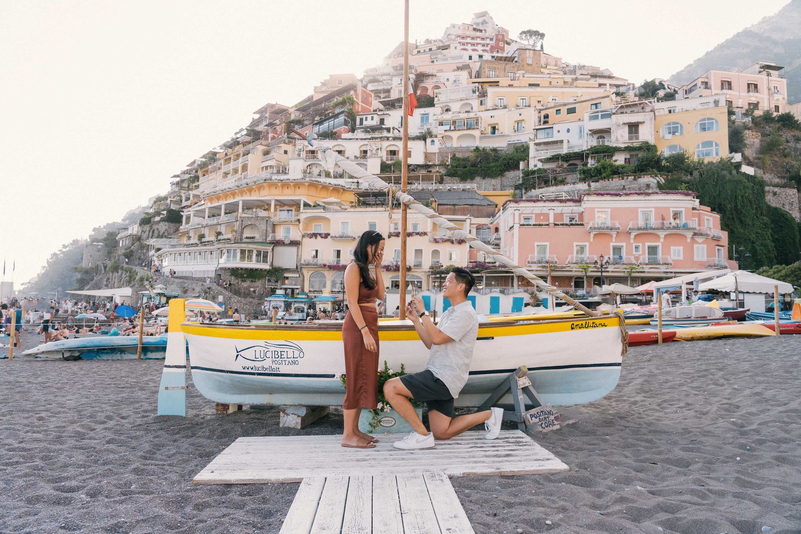 proposal in positano