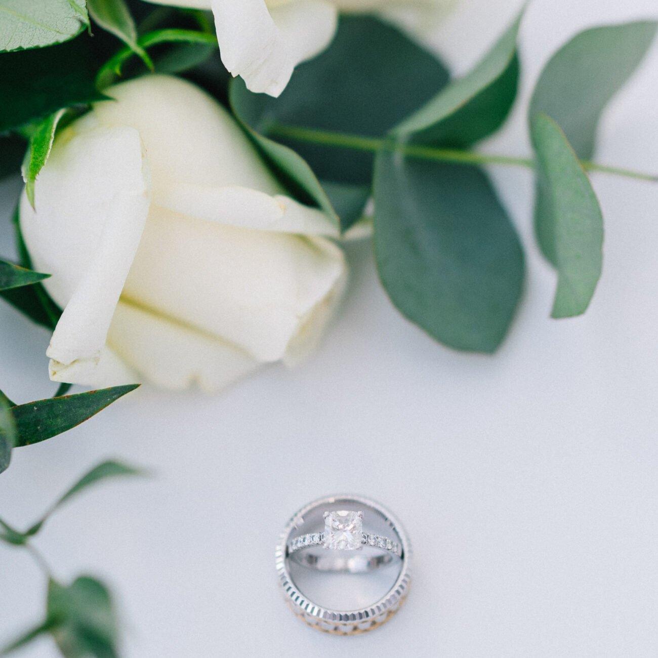 Sorrento wedding photo rings
