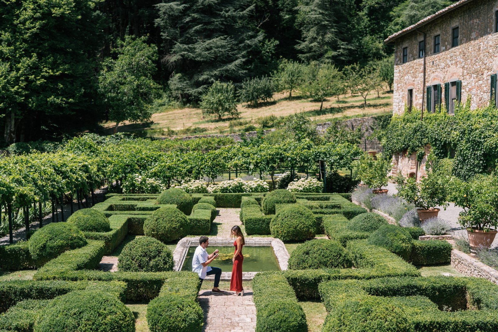 Tuscany surprise proposal